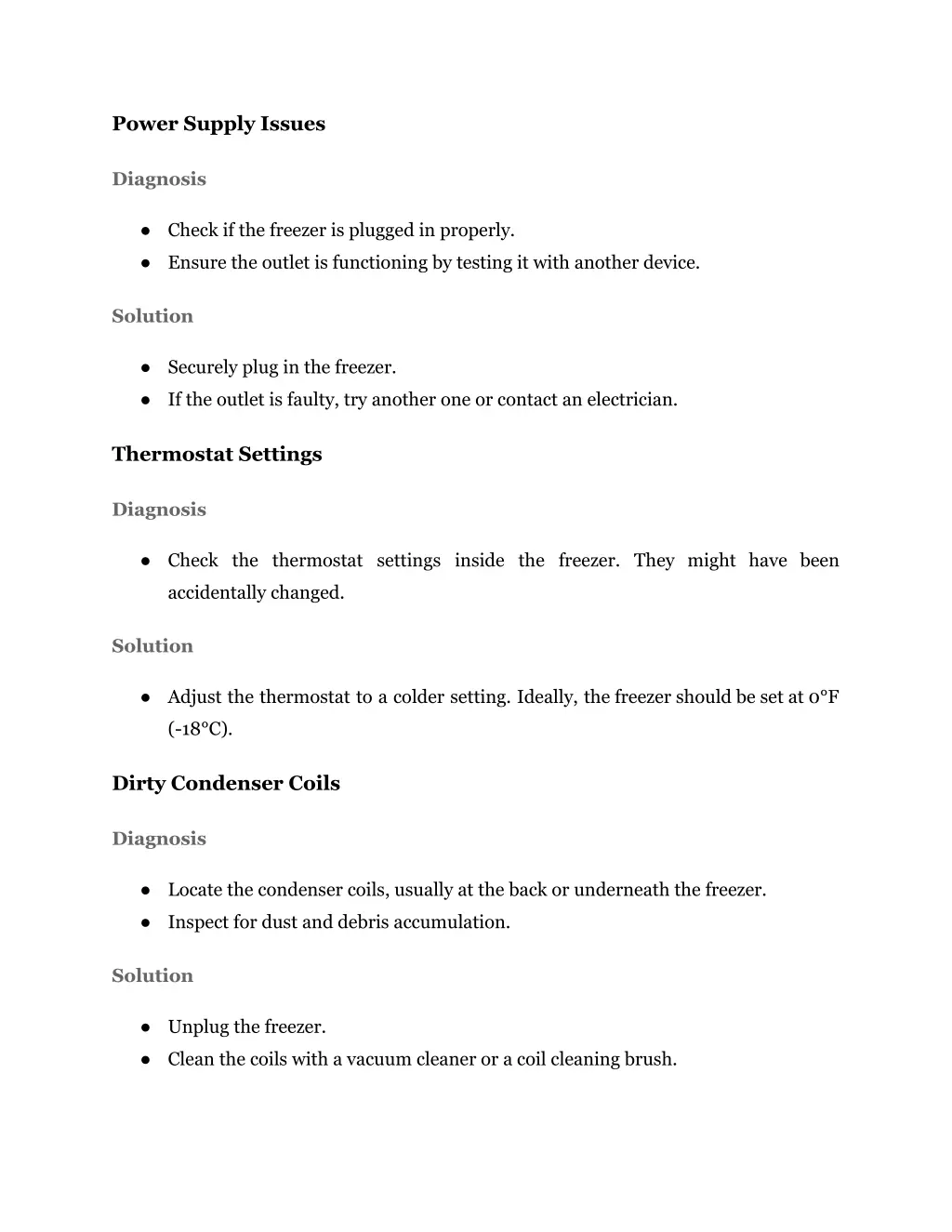 power supply issues