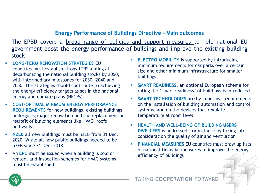 energy performance of buildings directive main