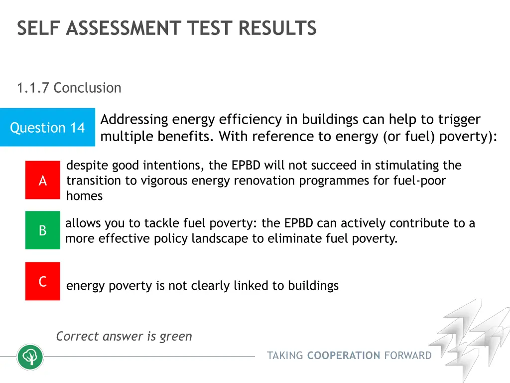 self assessment test results 13