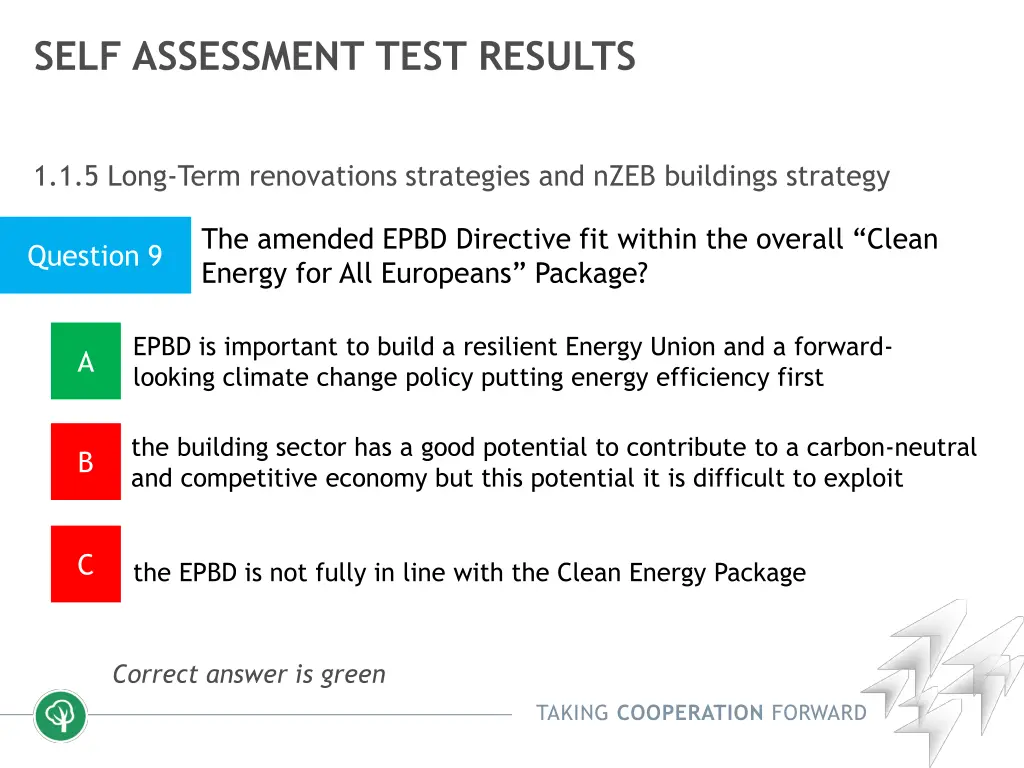 self assessment test results 8