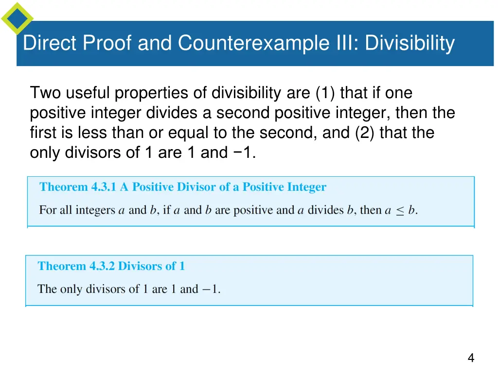 direct proof and counterexample iii divisibility 1