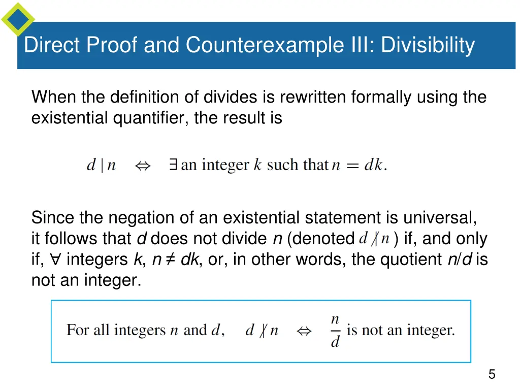 direct proof and counterexample iii divisibility 2