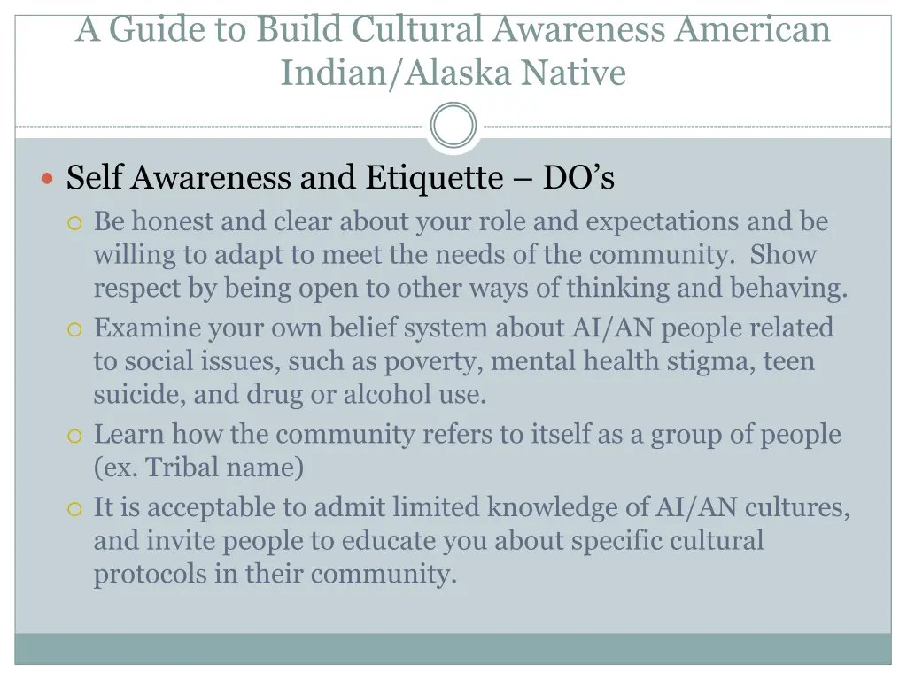 a guide to build cultural awareness american 8