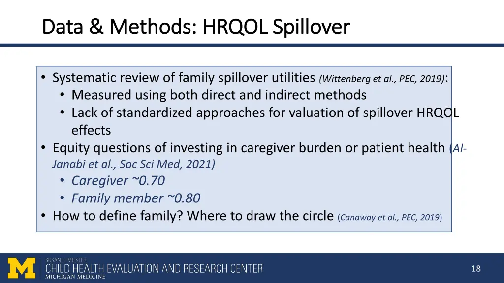 data methods hrqol spillover data methods hrqol