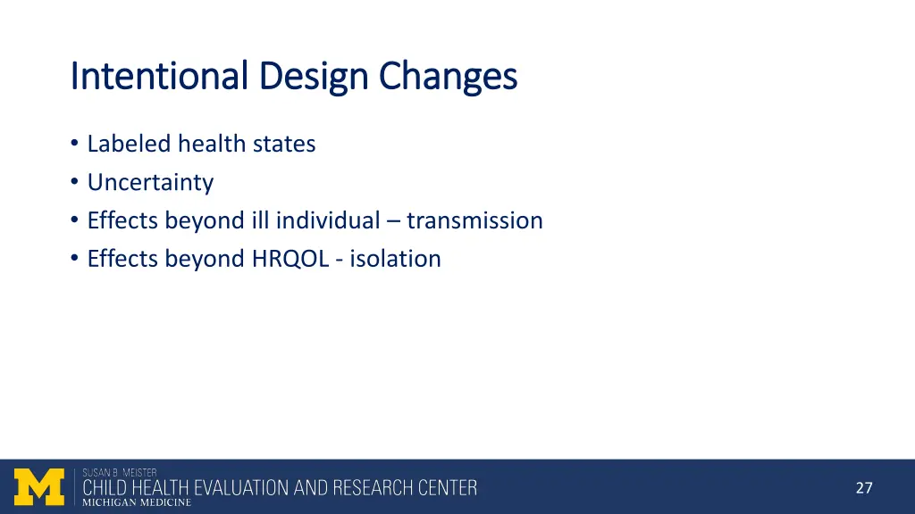 intentional design changes intentional design