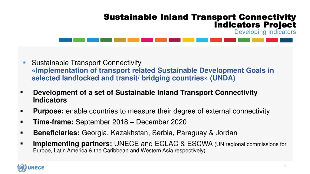 sustainable inland transport connectivity