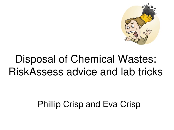 disposal of chemical wastes riskassess advice