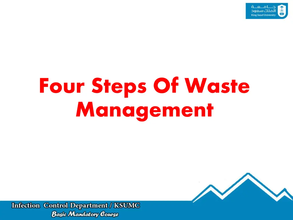 management four steps of waste management four