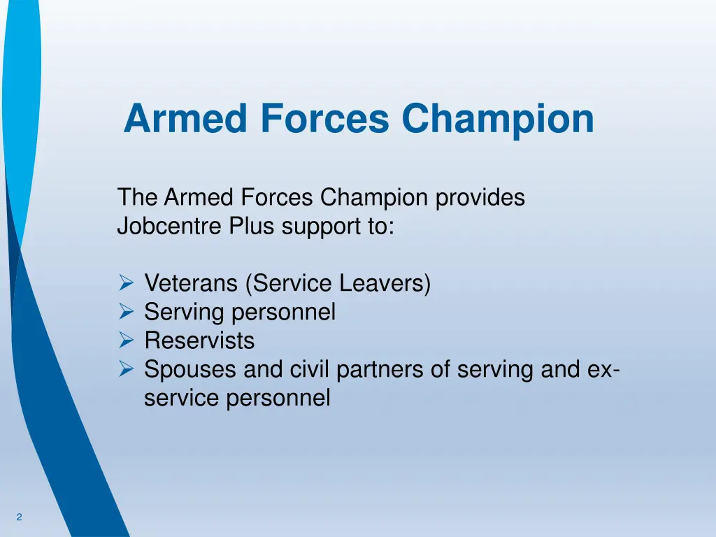 armed forces champion