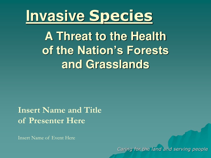 invasive species a threat to the health