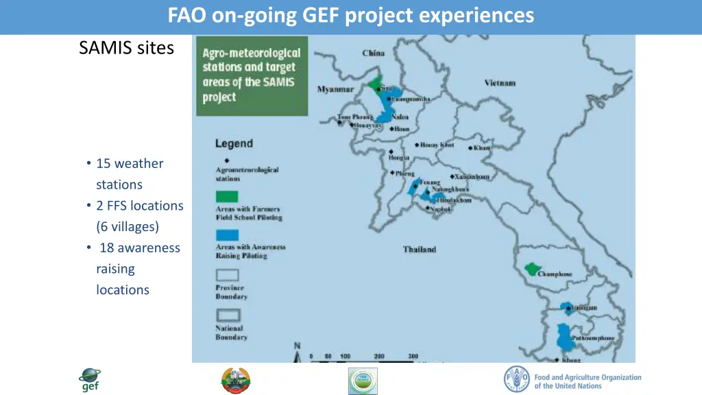 fao on going gef project experiences 1