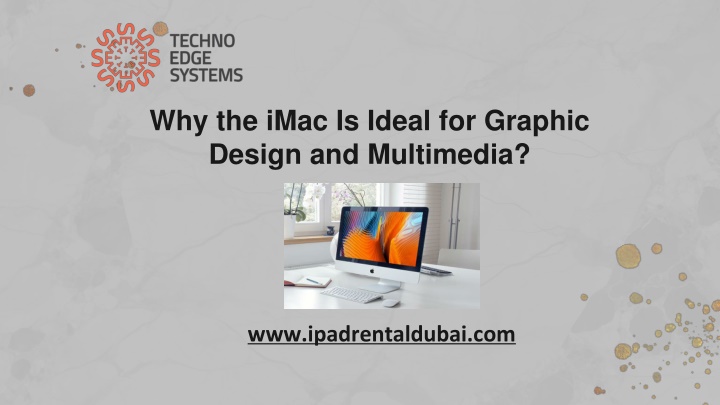 why the imac is ideal for graphic design