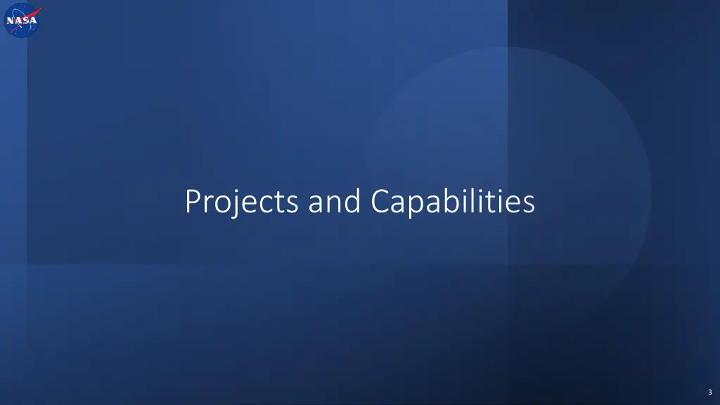 projects and capabilities