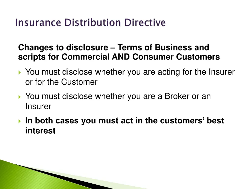 changes to disclosure terms of business 3