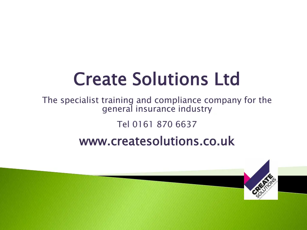 create solutions ltd the specialist training