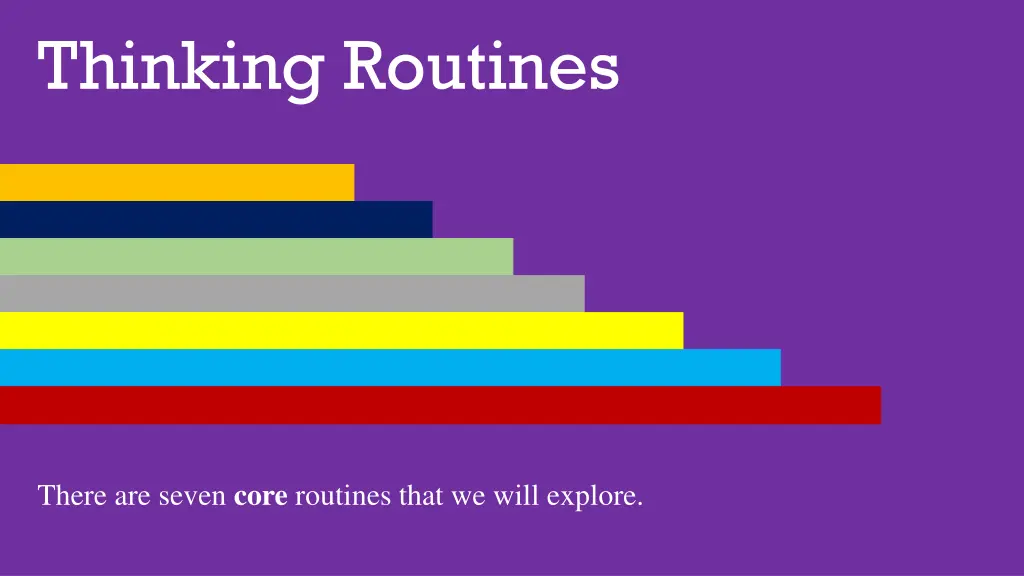 thinking routines