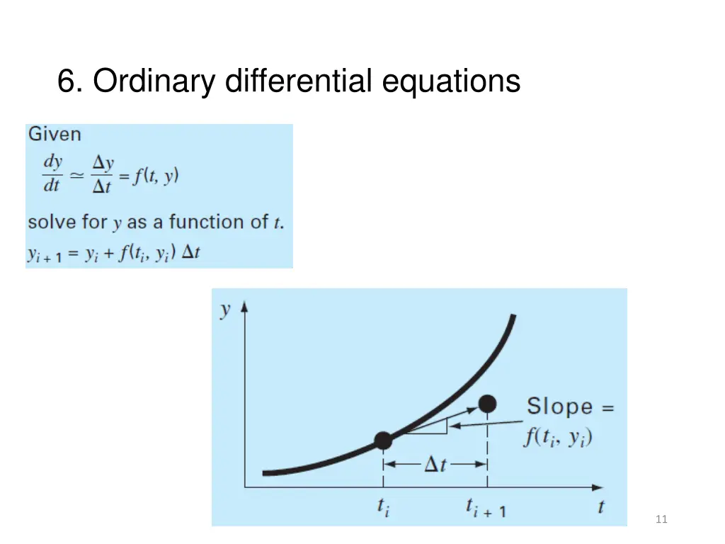 6 ordinary differential equations