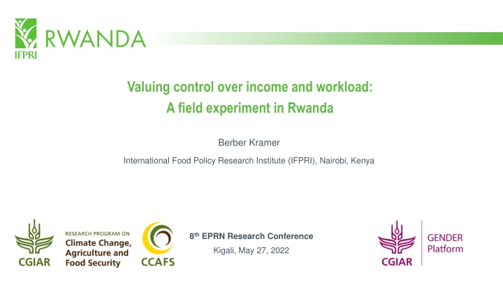 valuing control over income and workload a field