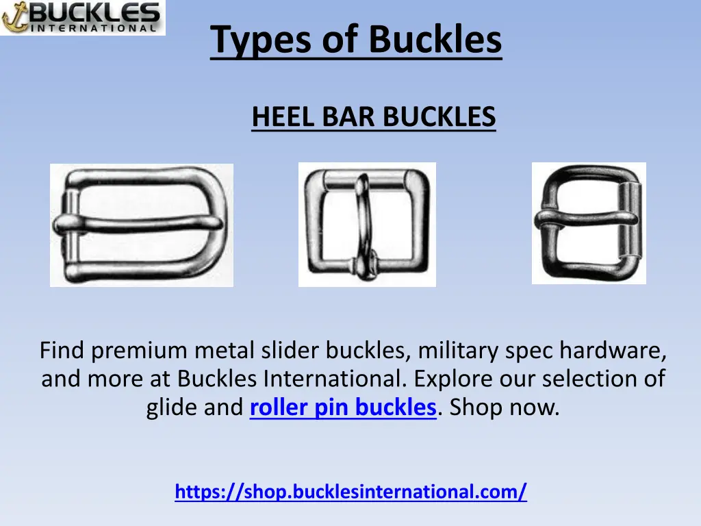 types of buckles 1