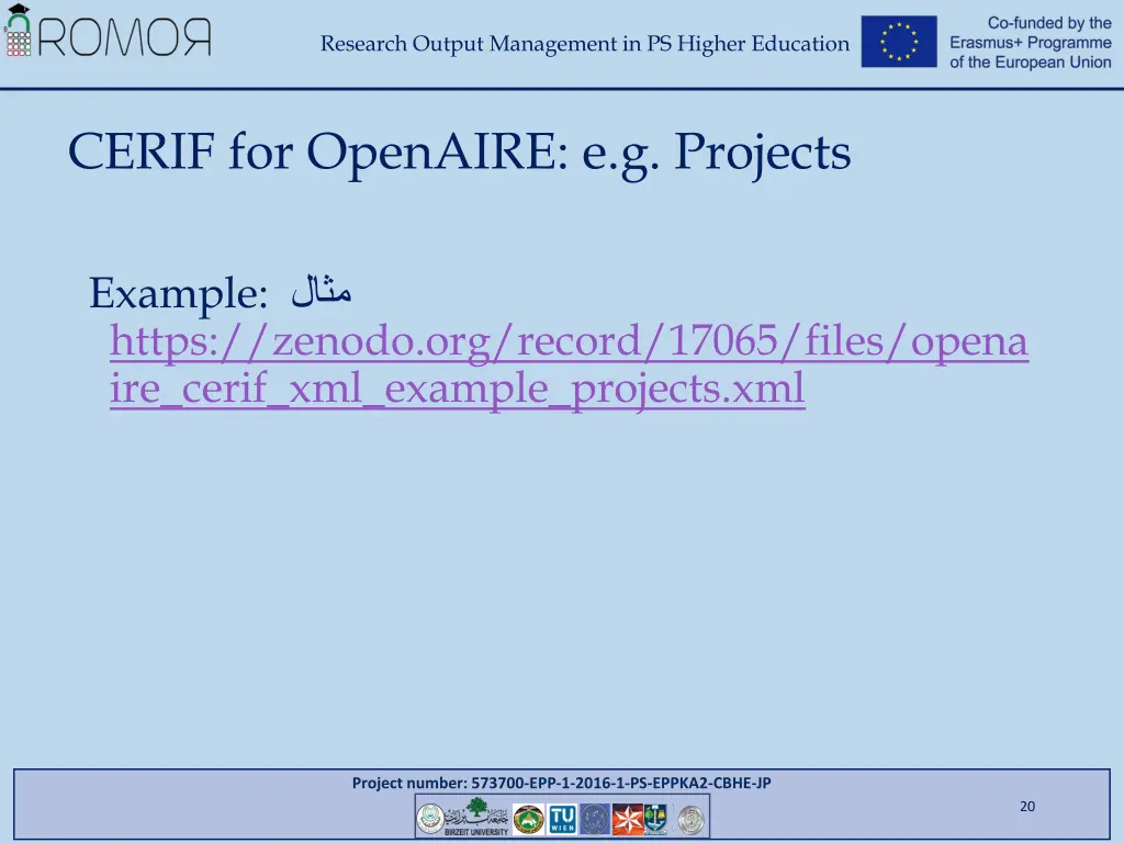 research output management in ps higher education 18