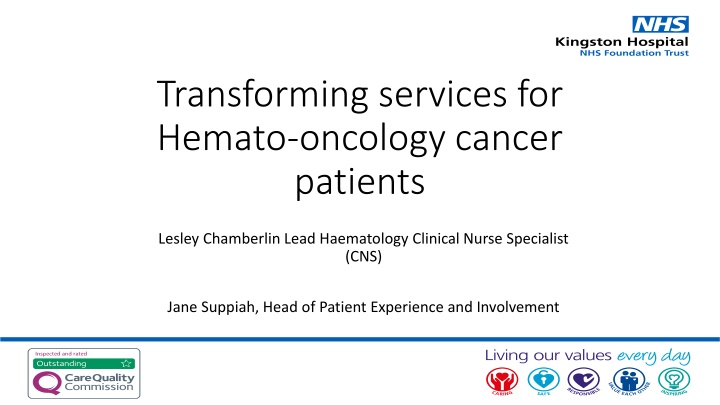 transforming services for hemato oncology cancer