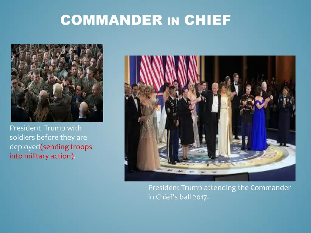 commander in chief