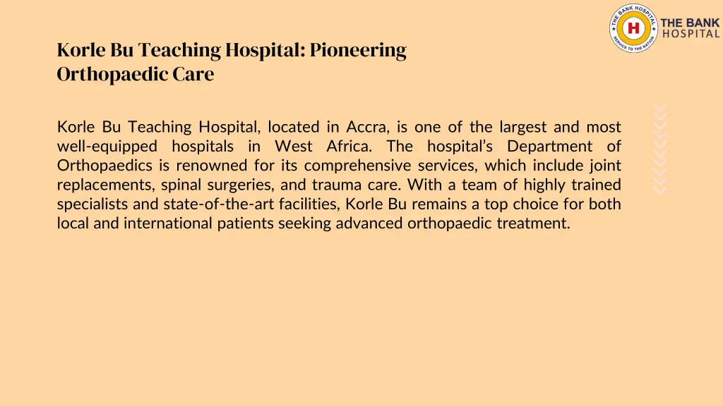 korle bu teaching hospital pioneering