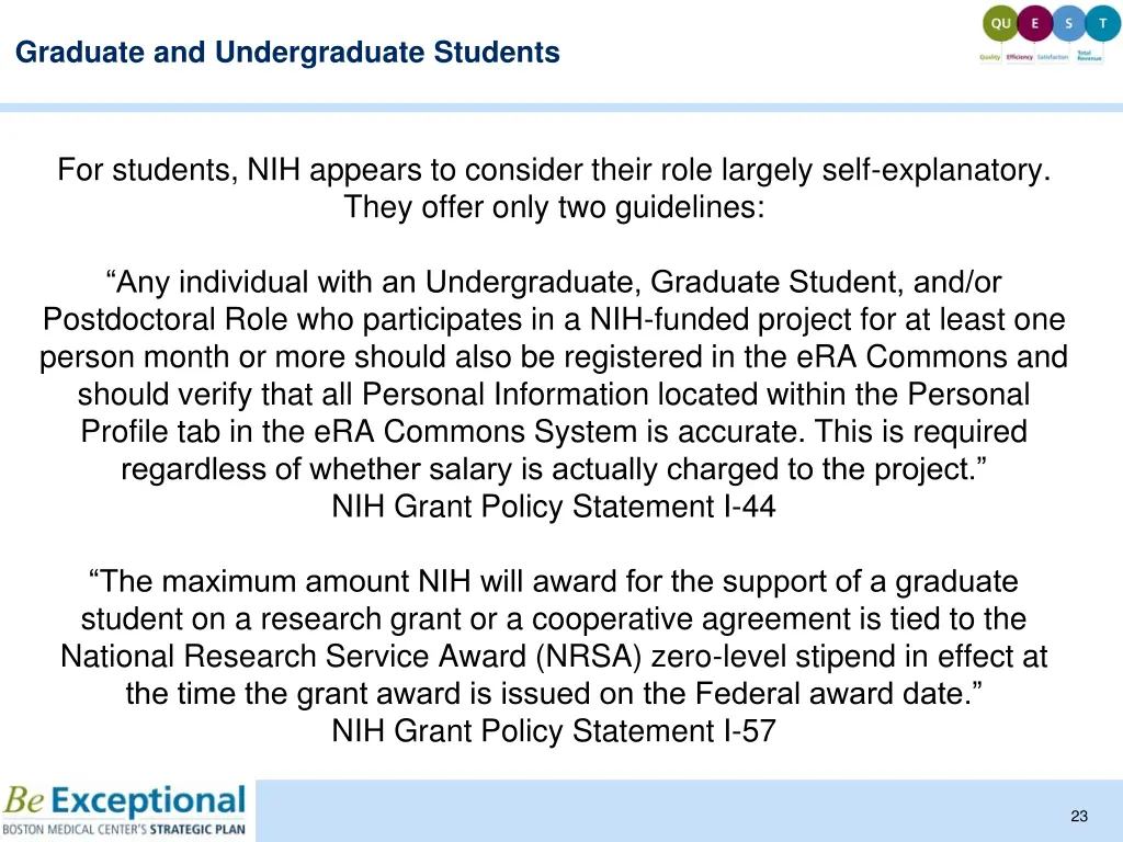 graduate and undergraduate students