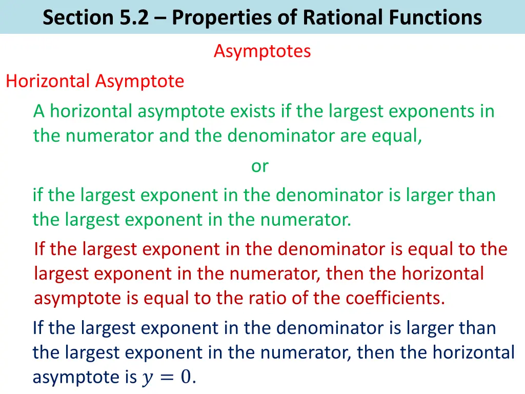 section 5 2 properties of rational functions 6