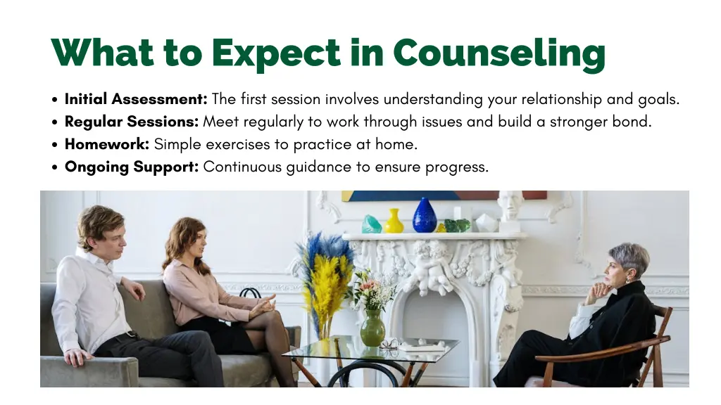 what to expect in counseling