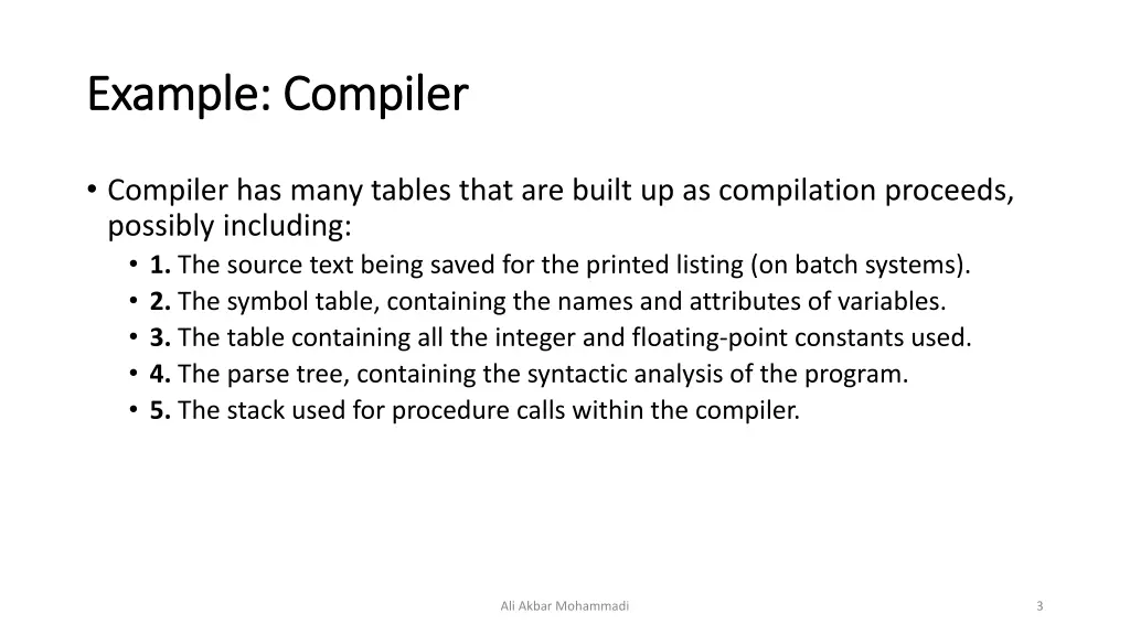 example compiler example compiler