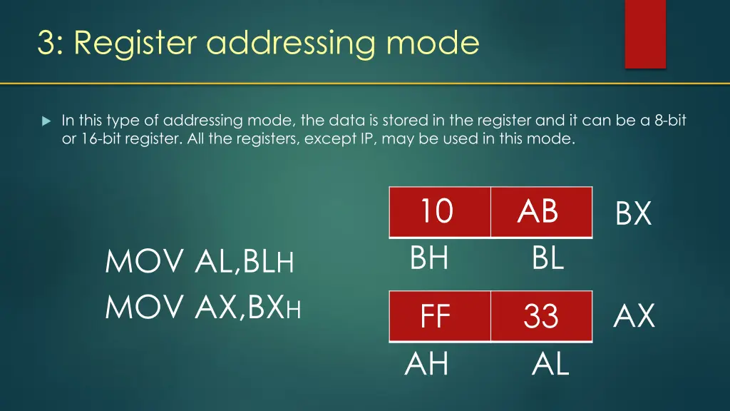 3 register addressing mode