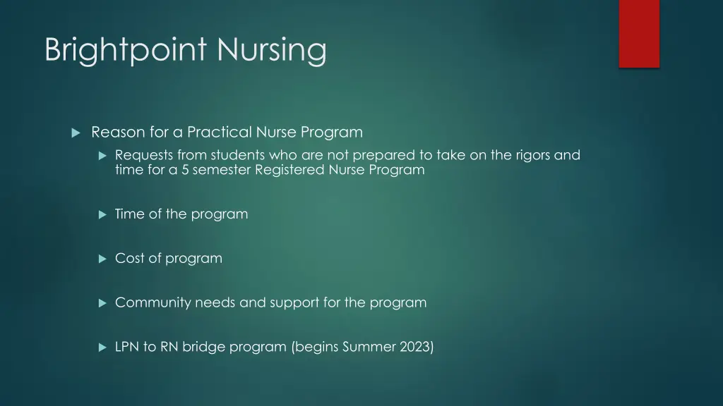 brightpoint nursing