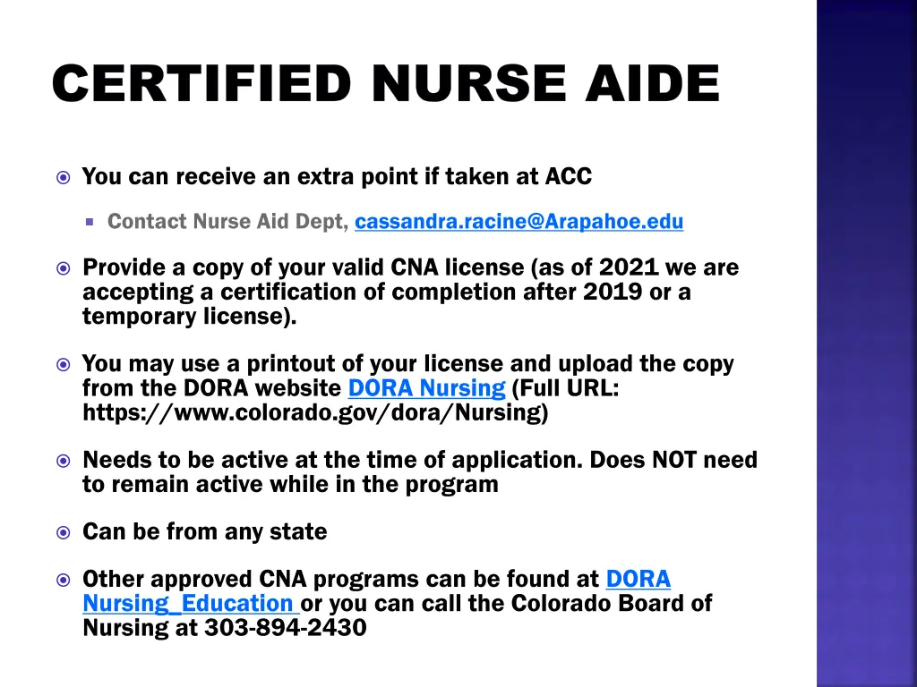 certified nurse aide certified nurse aide