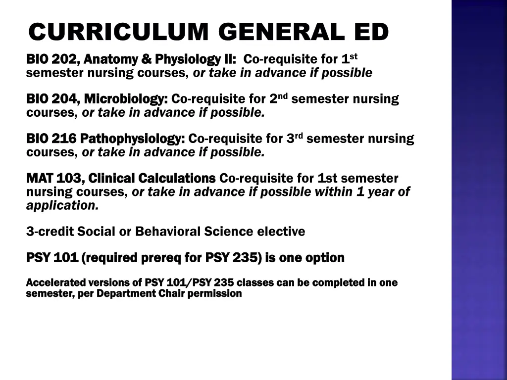 curriculum general ed curriculum general