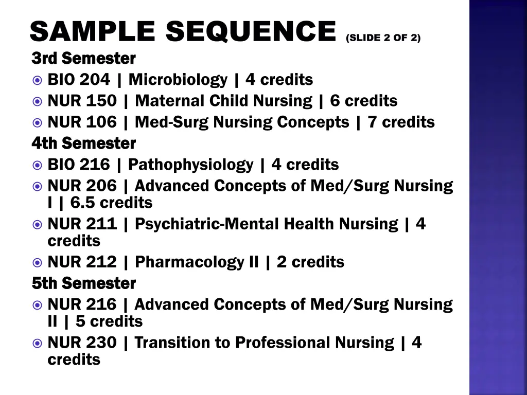 sample sequence sample sequence slide 1