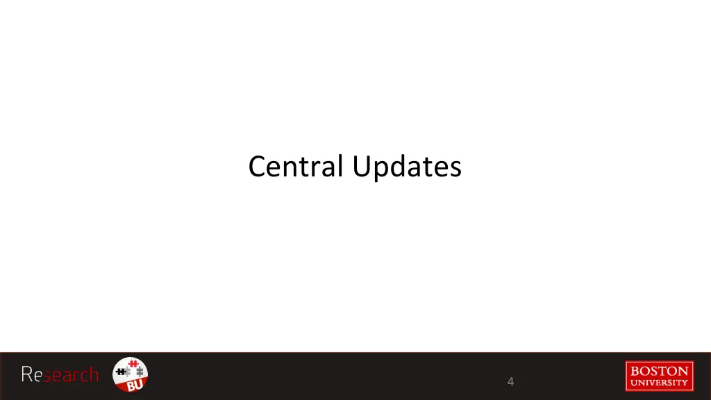 central updates