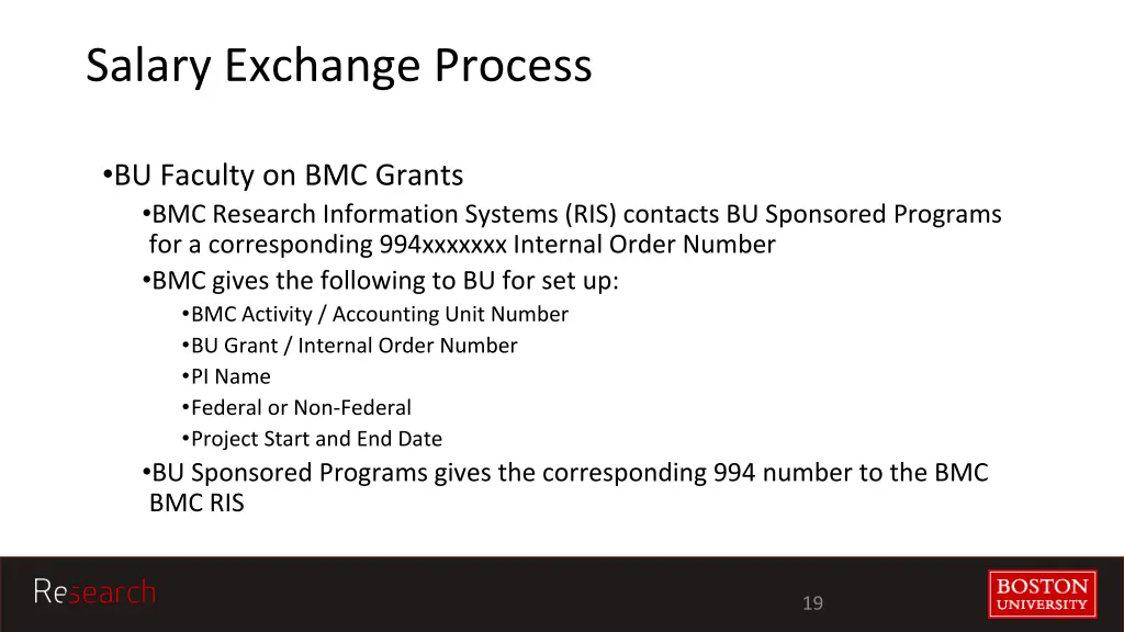 salary exchange process