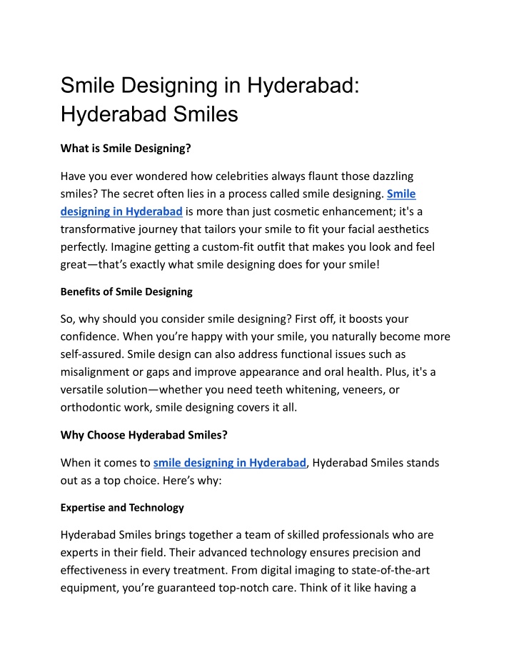 smile designing in hyderabad hyderabad smiles