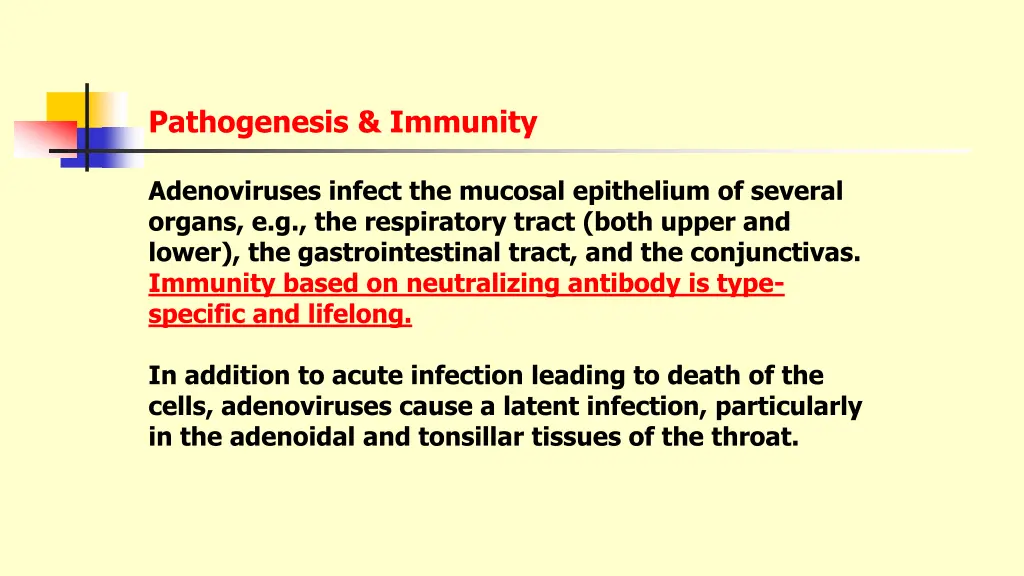 pathogenesis immunity