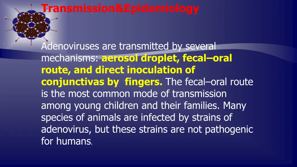 transmission epidemiology