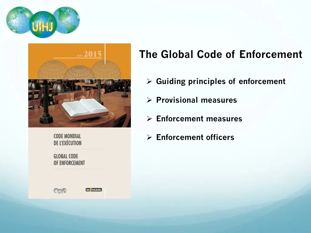 the global code of enforcement