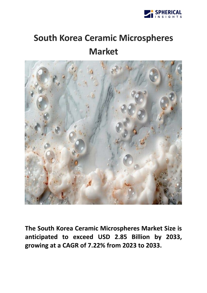 south korea ceramic microspheres market