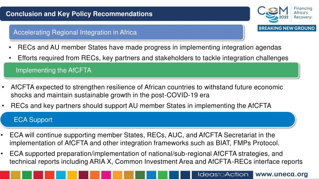 conclusion and key policy recommendations