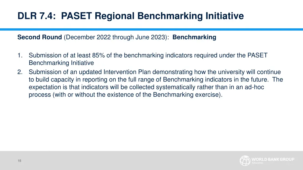 dlr 7 4 paset regional benchmarking initiative 2