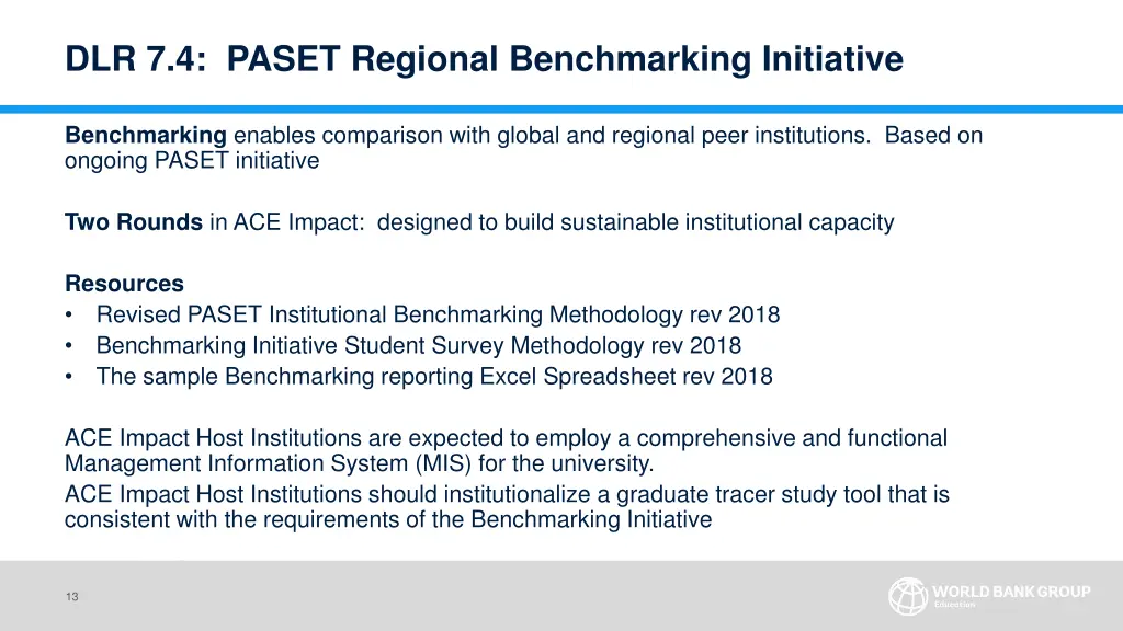 dlr 7 4 paset regional benchmarking initiative