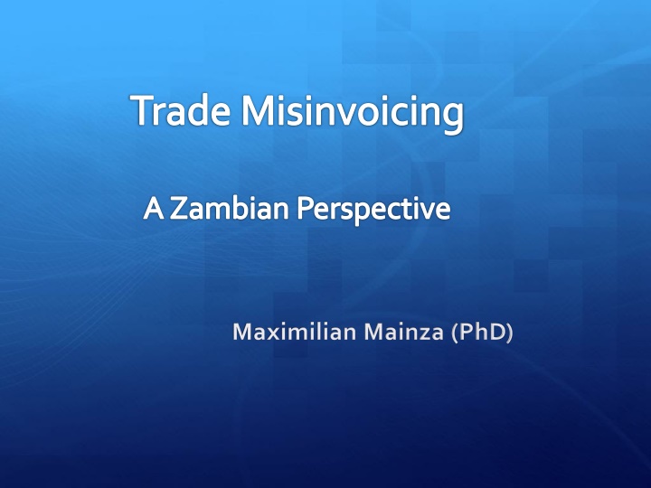 trade misinvoicing