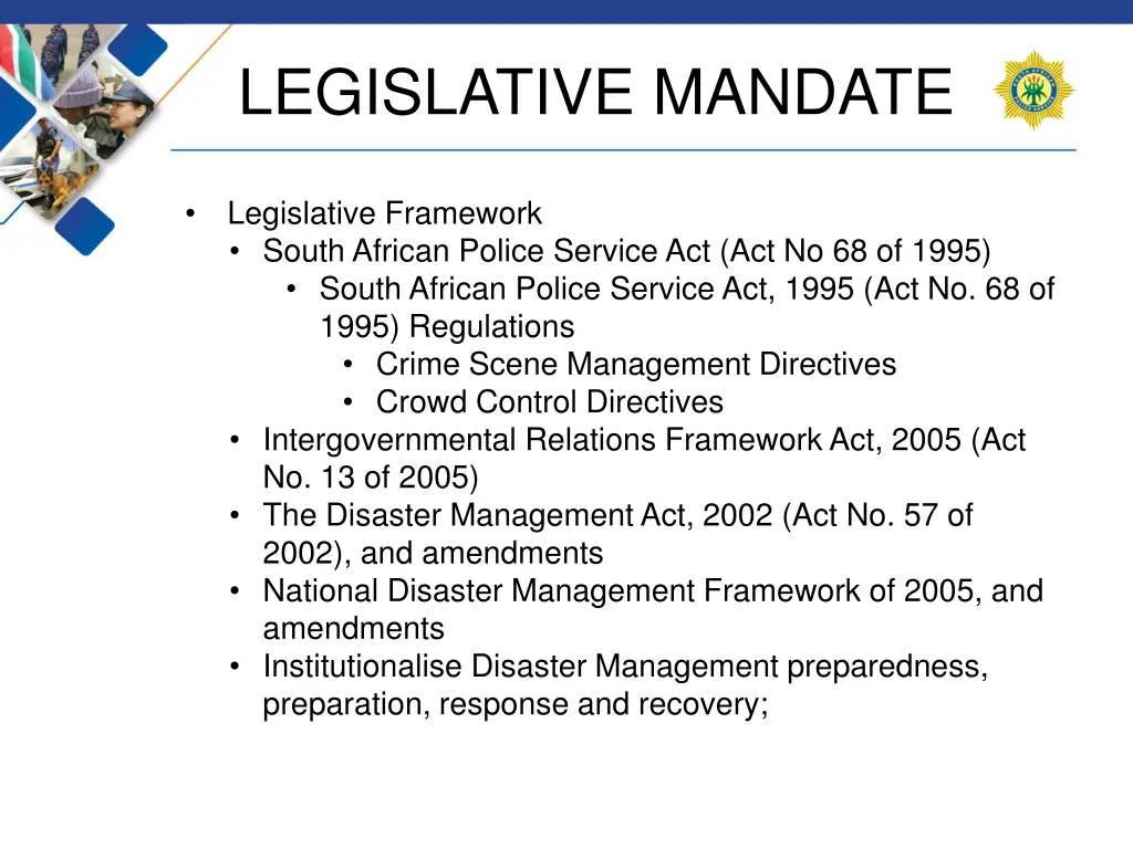 legislative mandate 2