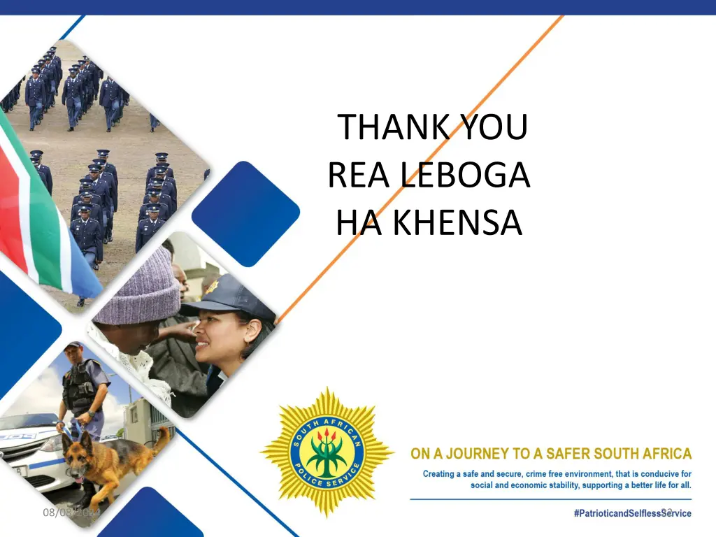 thank you rea leboga ha khensa