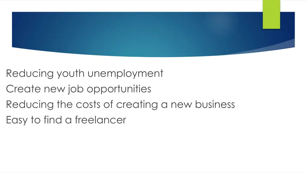 reducing youth unemployment create